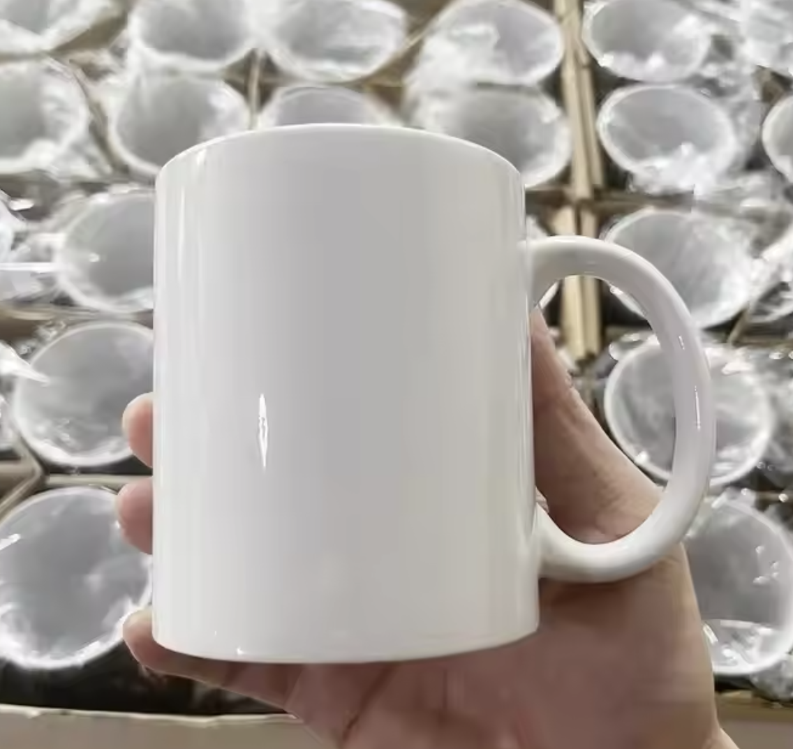 Taza Blanca Sublimable 11oz Calidad AAA  Unitario Sublimable , Si incluye cajita individual