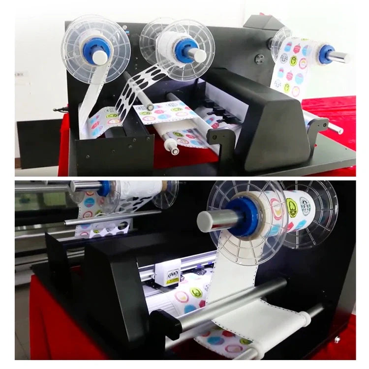 Cortador y troquelador de etiquetas M300 con sistema de rebobinado