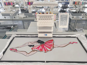 High Quality Commercial Computer Embroidery Machine Single Head