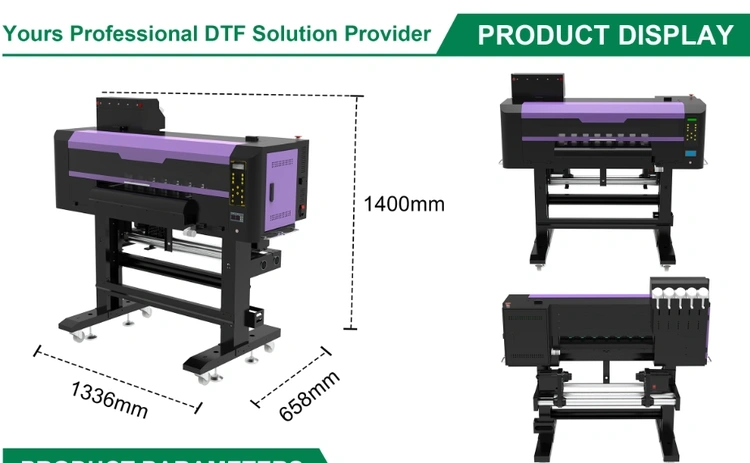 The 60CM DTF Printer with Powder Epson i3200 New P602 purple