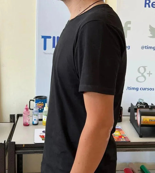 Polos Negros Algodón 30 al 1 - algodon importado