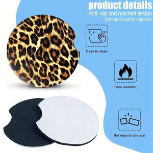 Sublimation Car Coasters - Pack of 20/50/100, 2.75" Round Blank Coasters