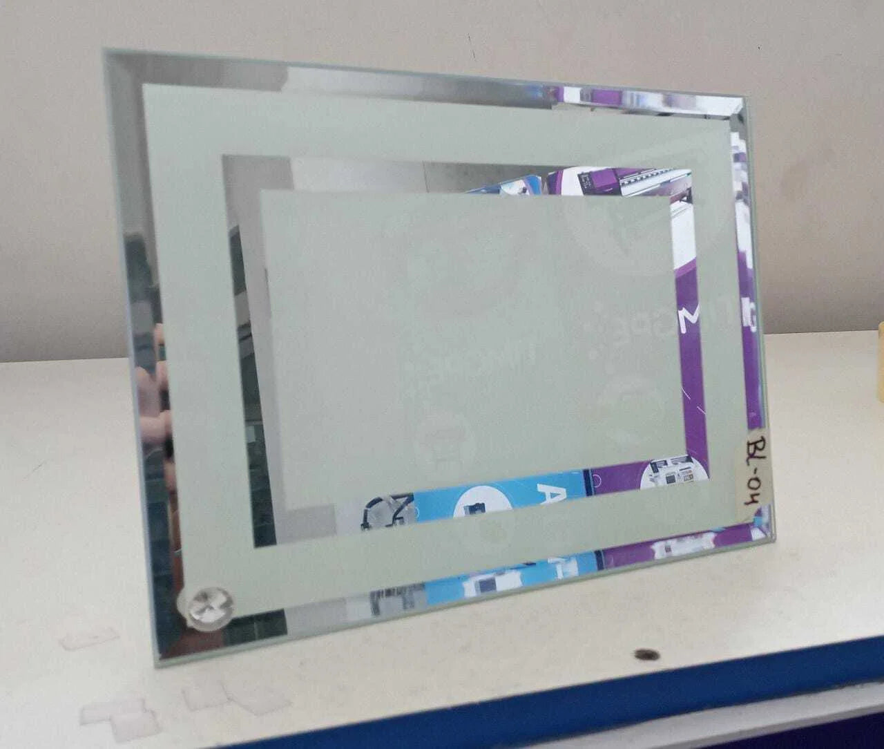 Cristal bordes espejo 23x18 MBL-04