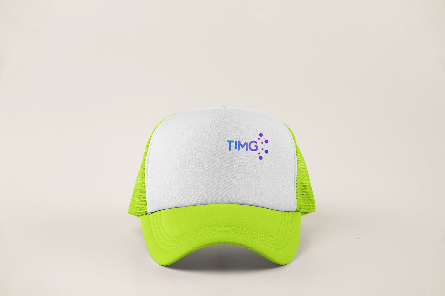 Sublimable children's cap Neon Lemon Yellow
