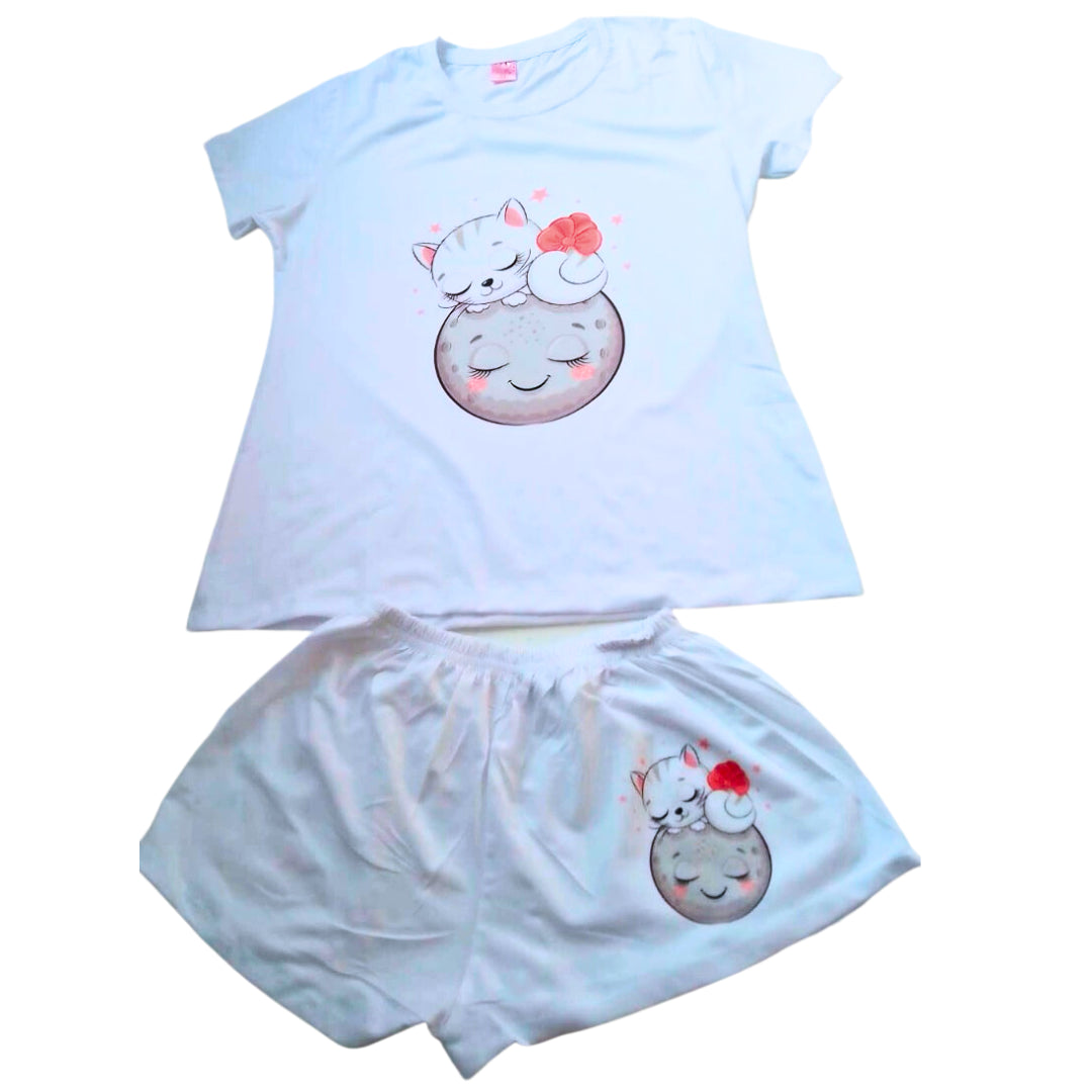 Pijama Sublimable conjunto Short y Polera