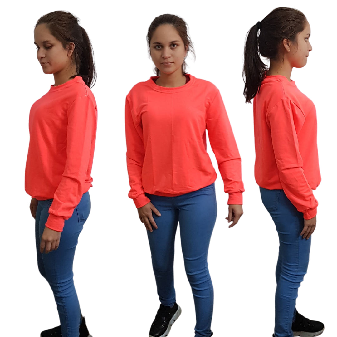 Poleras Sublimables de Dama Chicle Neon SML