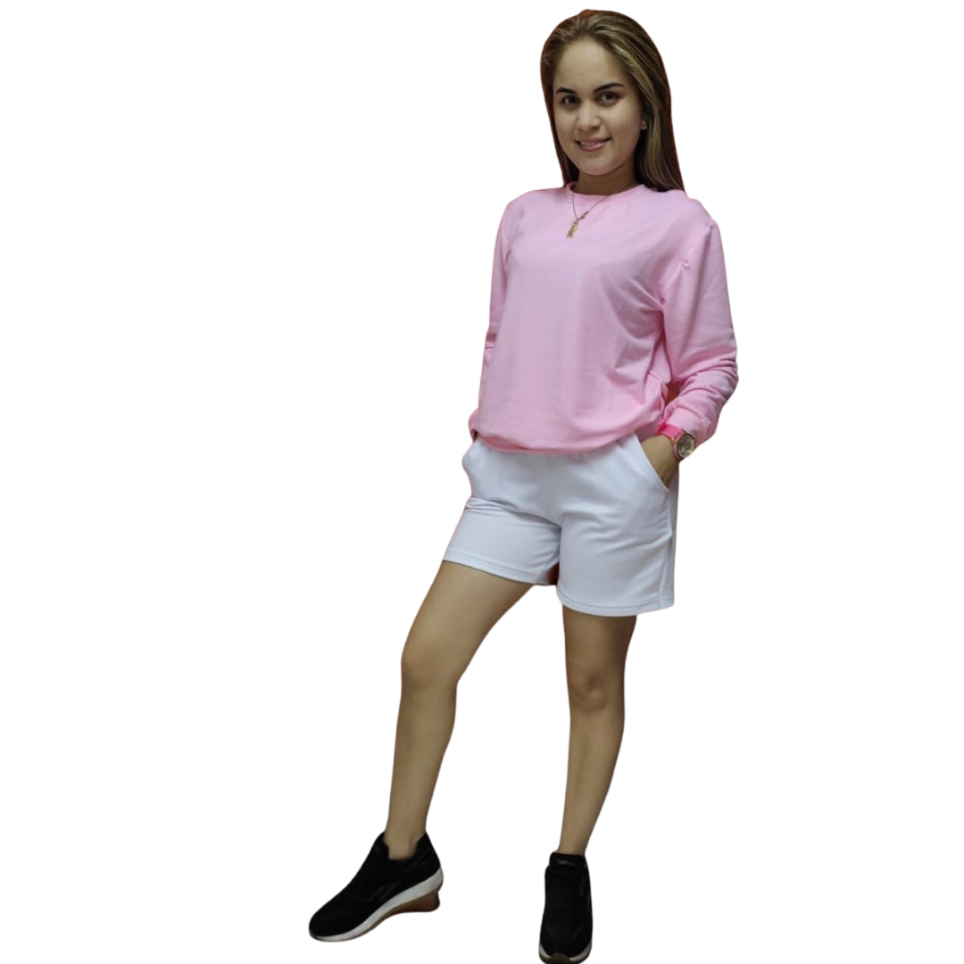 Poleras Sublimables de Dama Rosa SML