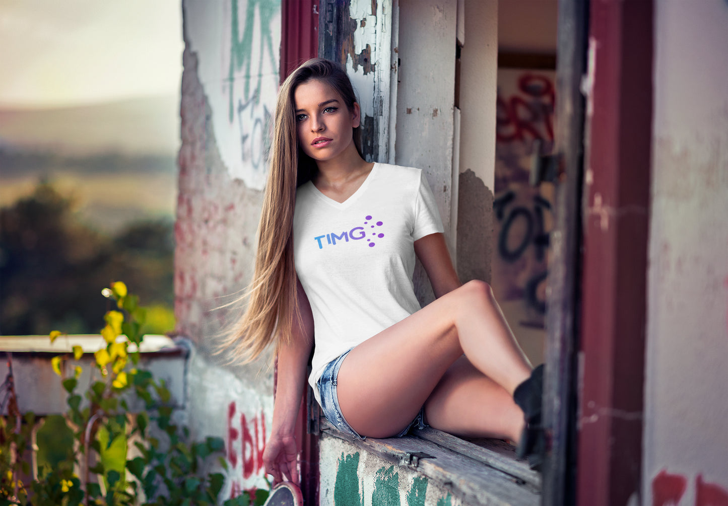 Sublimable V-Neck Lady Polos
