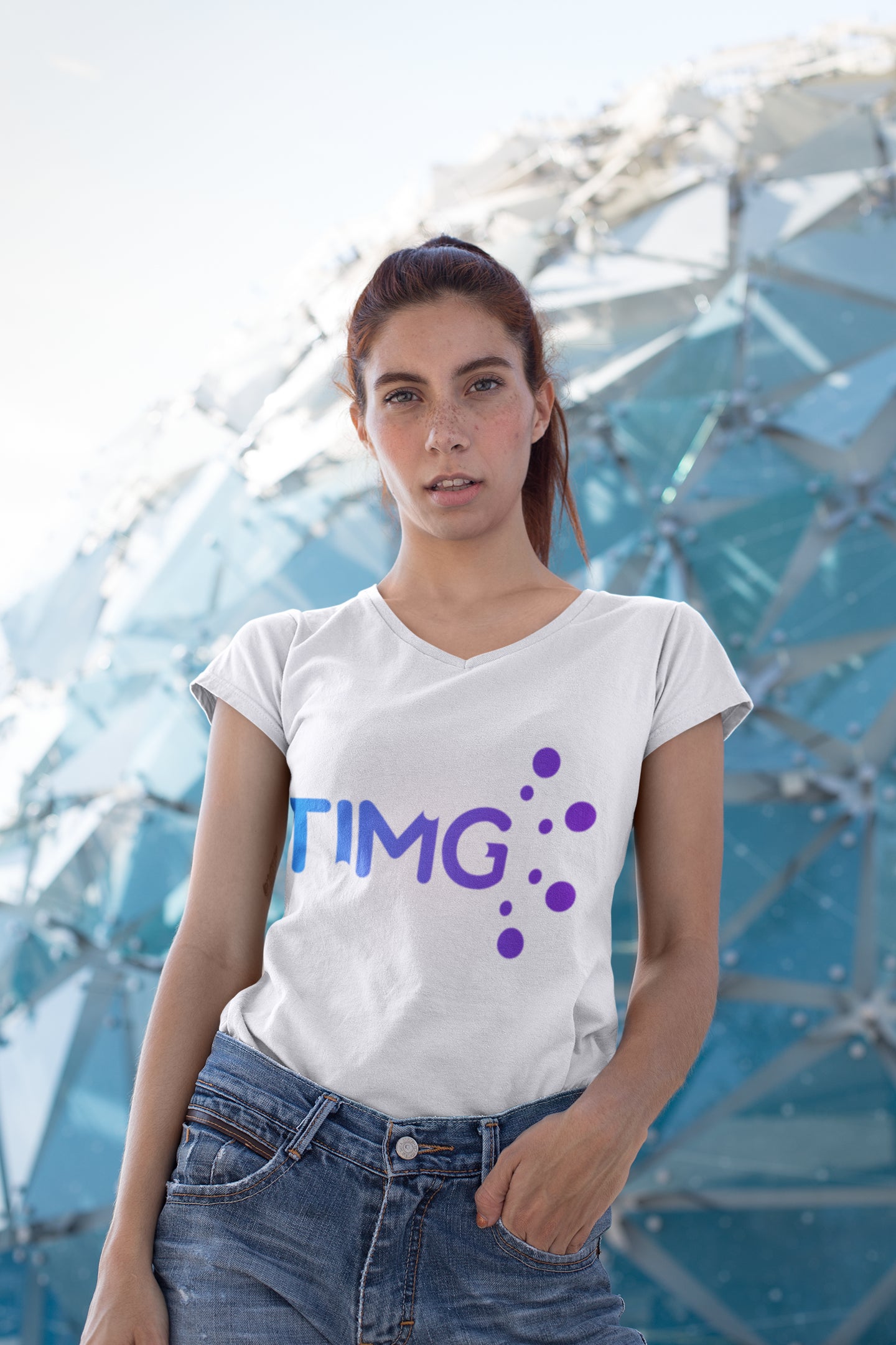 Sublimable V-Neck Lady Polos