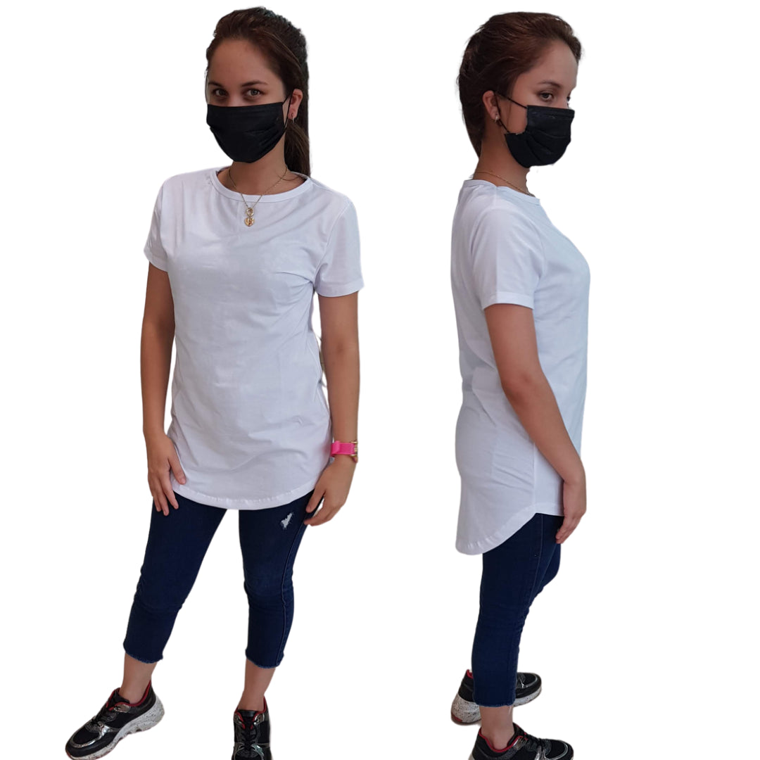 Polos Sublimables para Dama con cola de pato Corte princesa