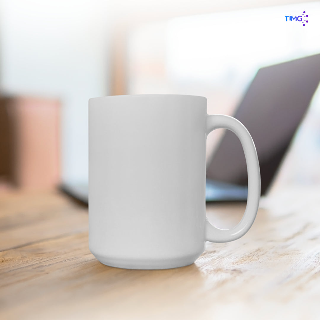 15oz white sublimation mug