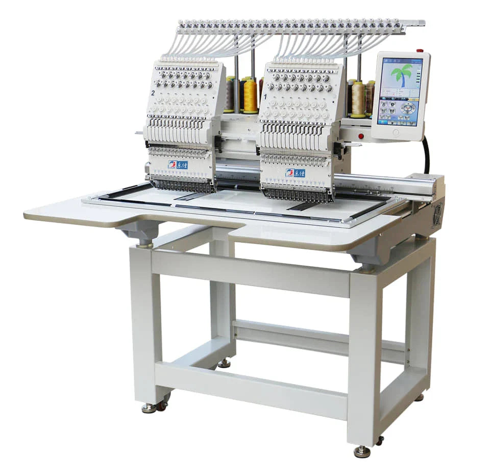 Hot Sale Cheap Cost 2 Head Hat T-Shirt Computerized Embroidery Machine