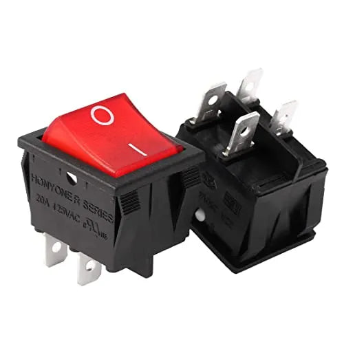Botón de encendido Rojo para plotter de Impresión DTF