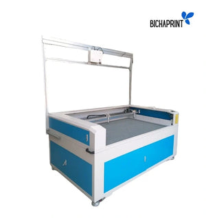 CNC Laser CO2 1610 con proyector para corte de patrones textiles