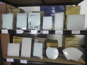  Cristal  borde biselado 30x16 MBL-29