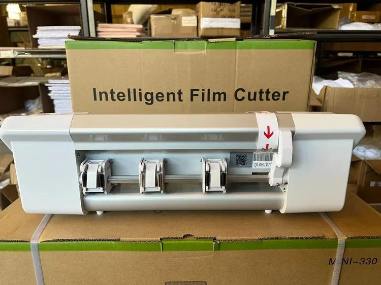 Ploter de corte de film en cajas - atras