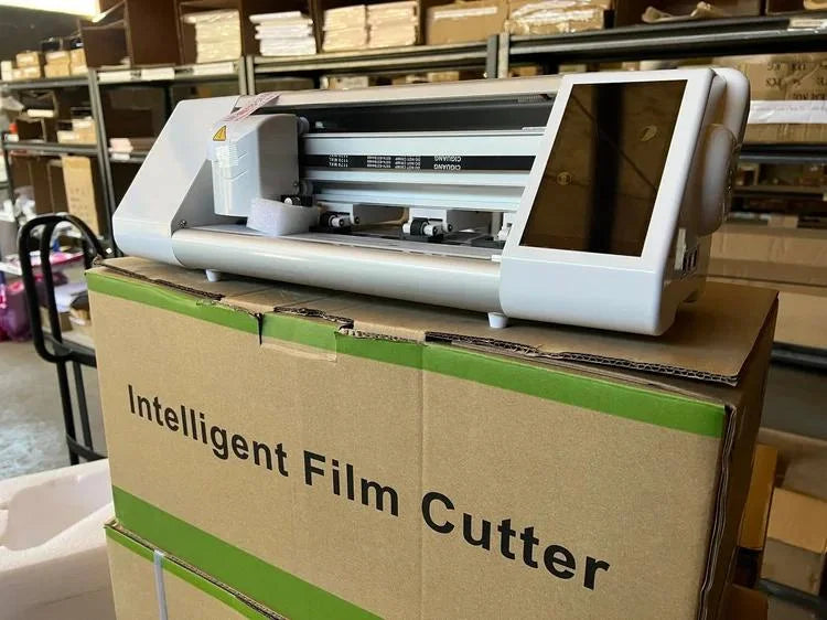 Ploter de corte de film en cajas - frente