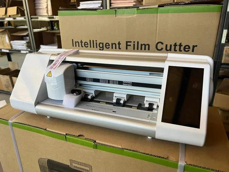 Ploter de corte de film en cajas