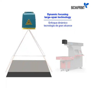  Marcadora laser con tubo de co2 para polos jeans tela vinyl cuero carton