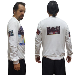 Poleras Sublimables de Varon Blanco Perla S al XL