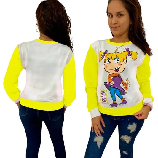 Poleras Sublimables Manga de color Amarillo Neon