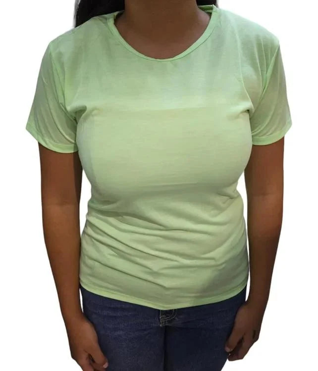 Polo Dama 30-1 Sublimable Verde Pera