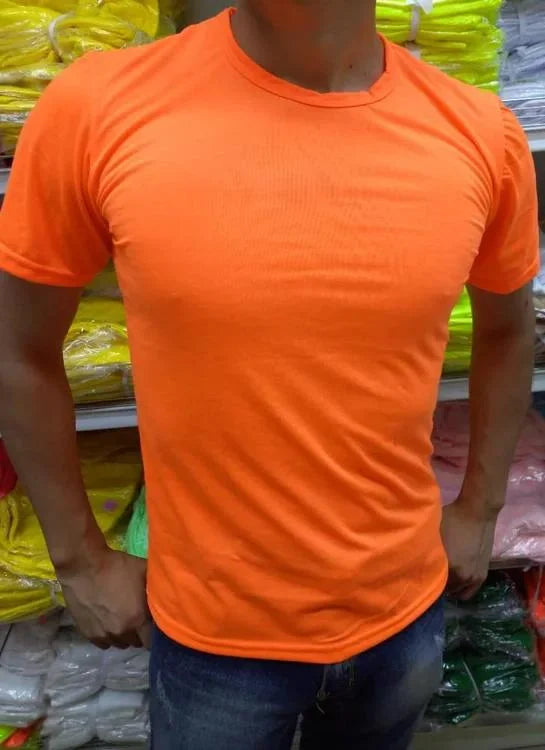 Polo Naranja Neón para Caballero