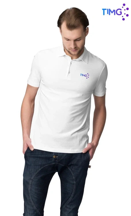 Polos blancos Sublimable de Varon Cuello Camisero o pique