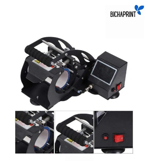 ST130 model cup heat transfer with 6 interchangeable molds