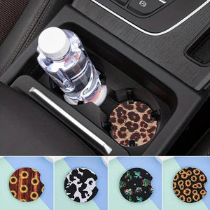 Sublimation Car Coasters - Pack of 20/50/100, 2.75" Round Blank Coasters