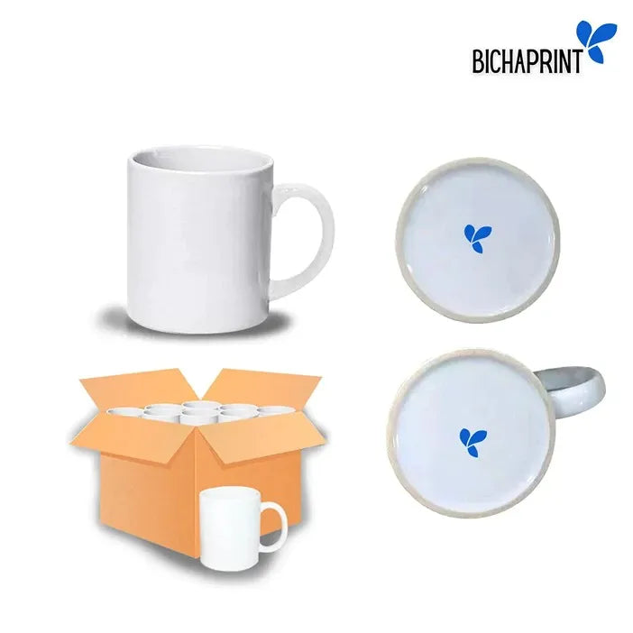 Taza blanca sublimable 11oz caja de 36 unidades AAA Blue preventa