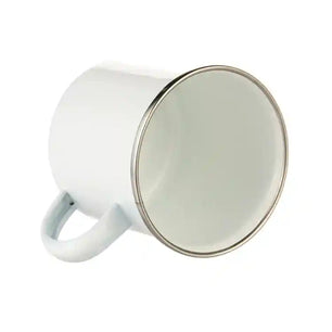Tazón sublimable lechero metálico 12oz - borde normal