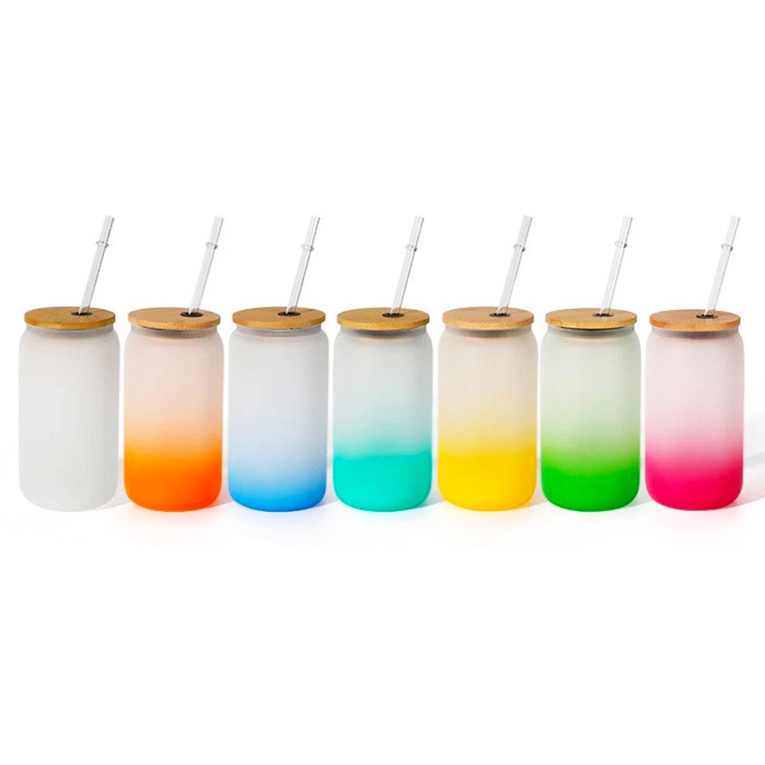  Vasos con bombilla