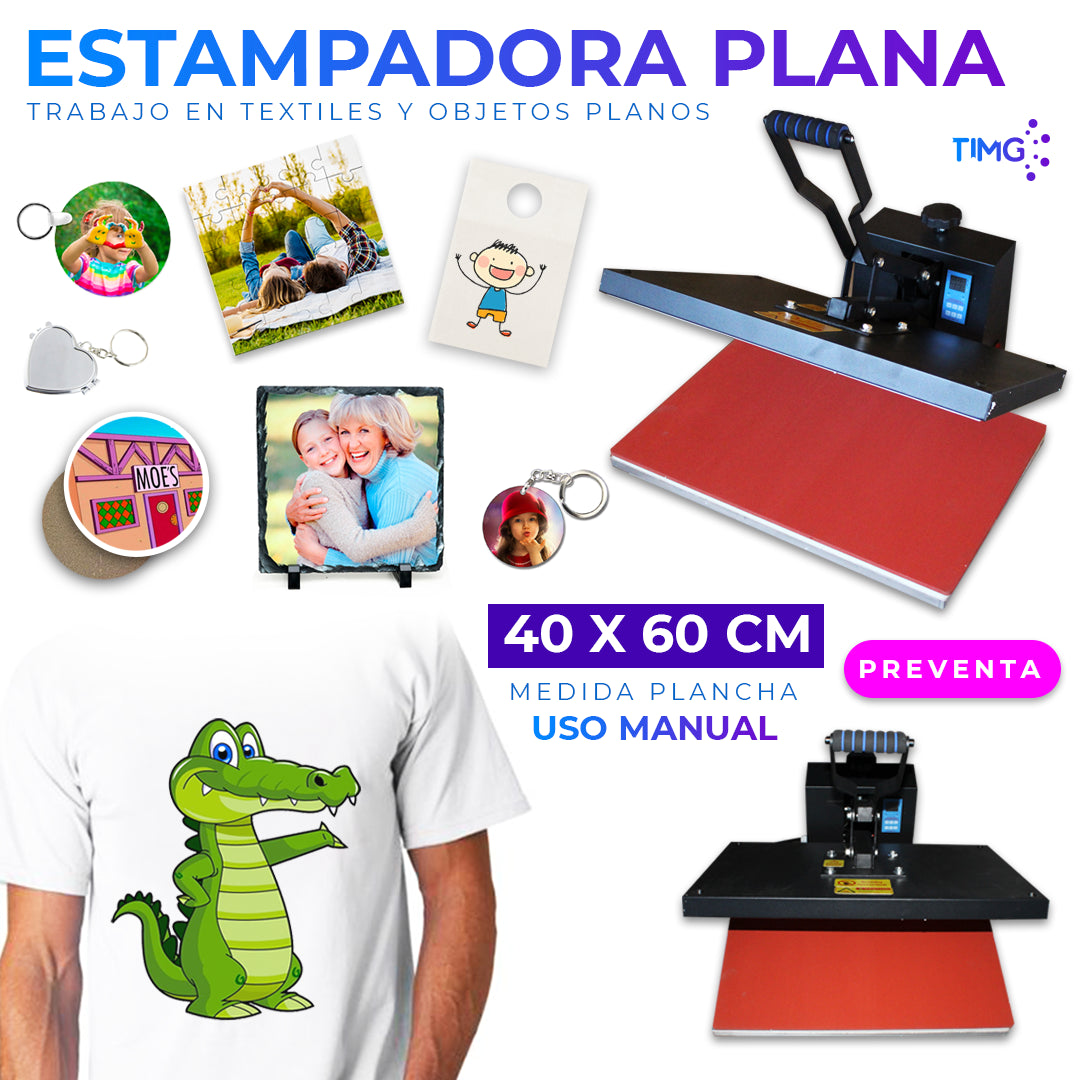 Plancha para estampar polos hot sale