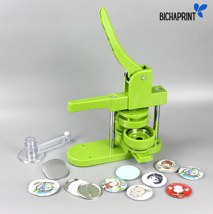 KIT Press for Badges or pins, manual with 58mm mold