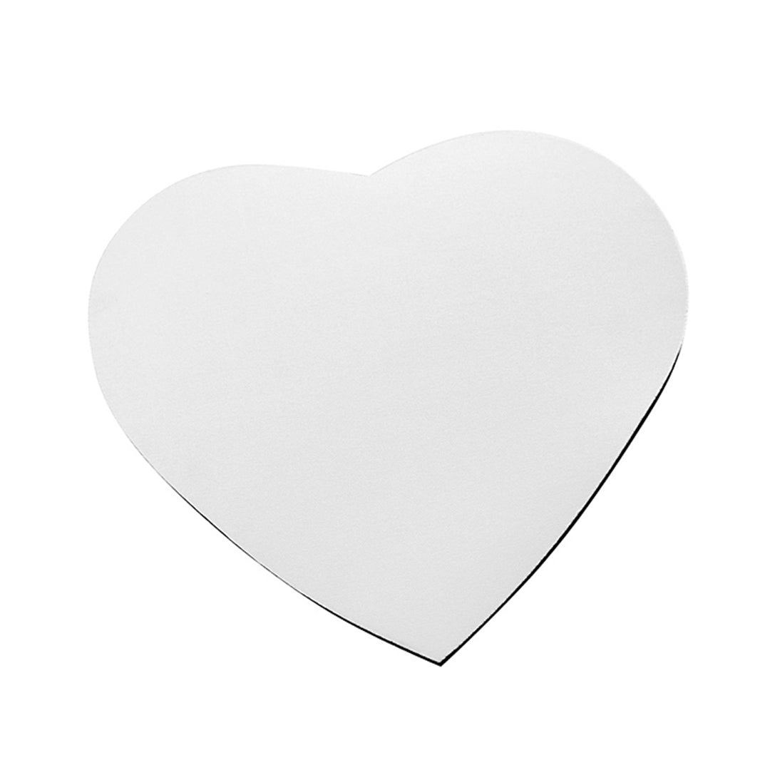 Mousepad sublimable modelo corazón 17 x 22 cm, 5mm de grosor