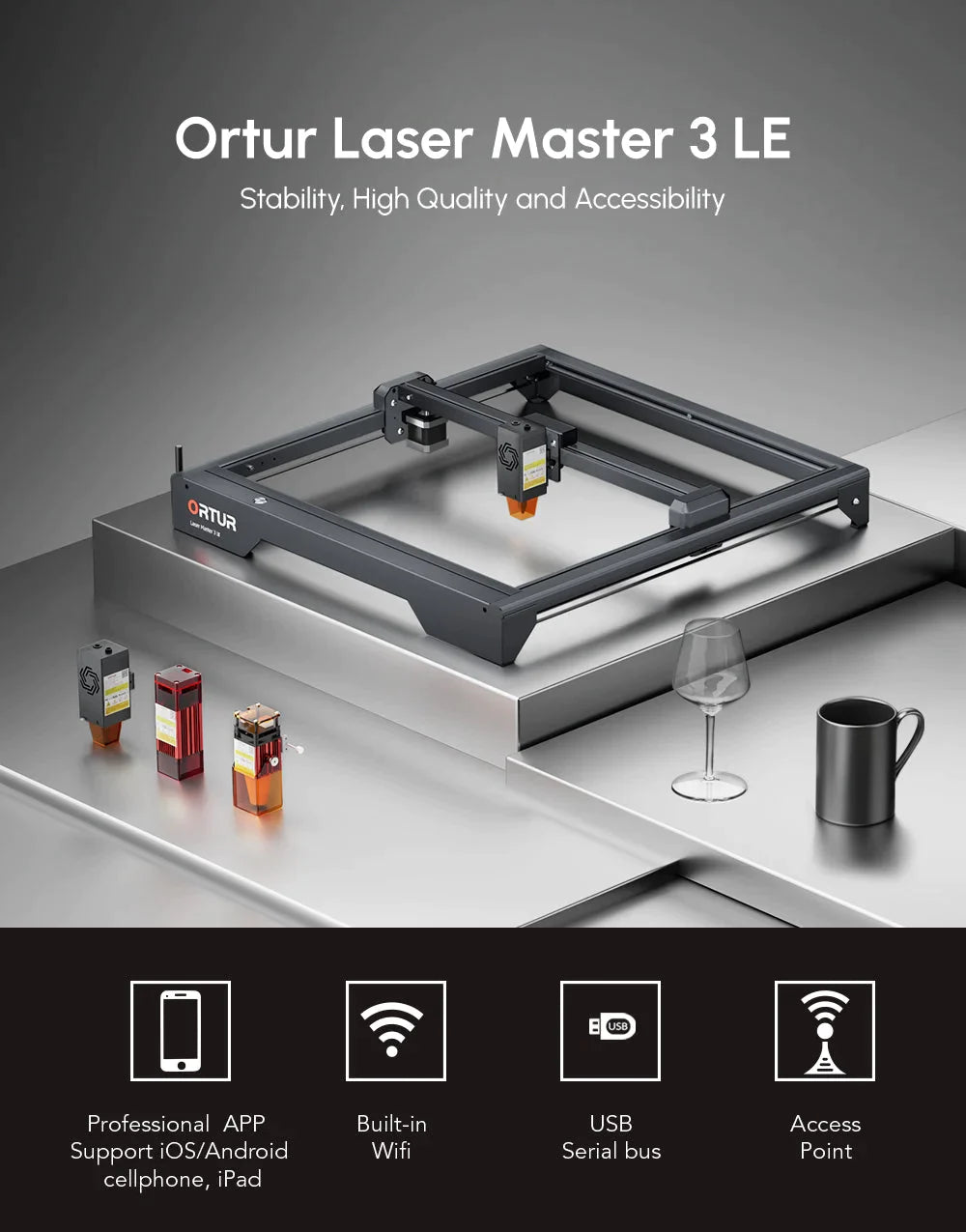Ortur OLM3 LE Cnc laser de hobbies