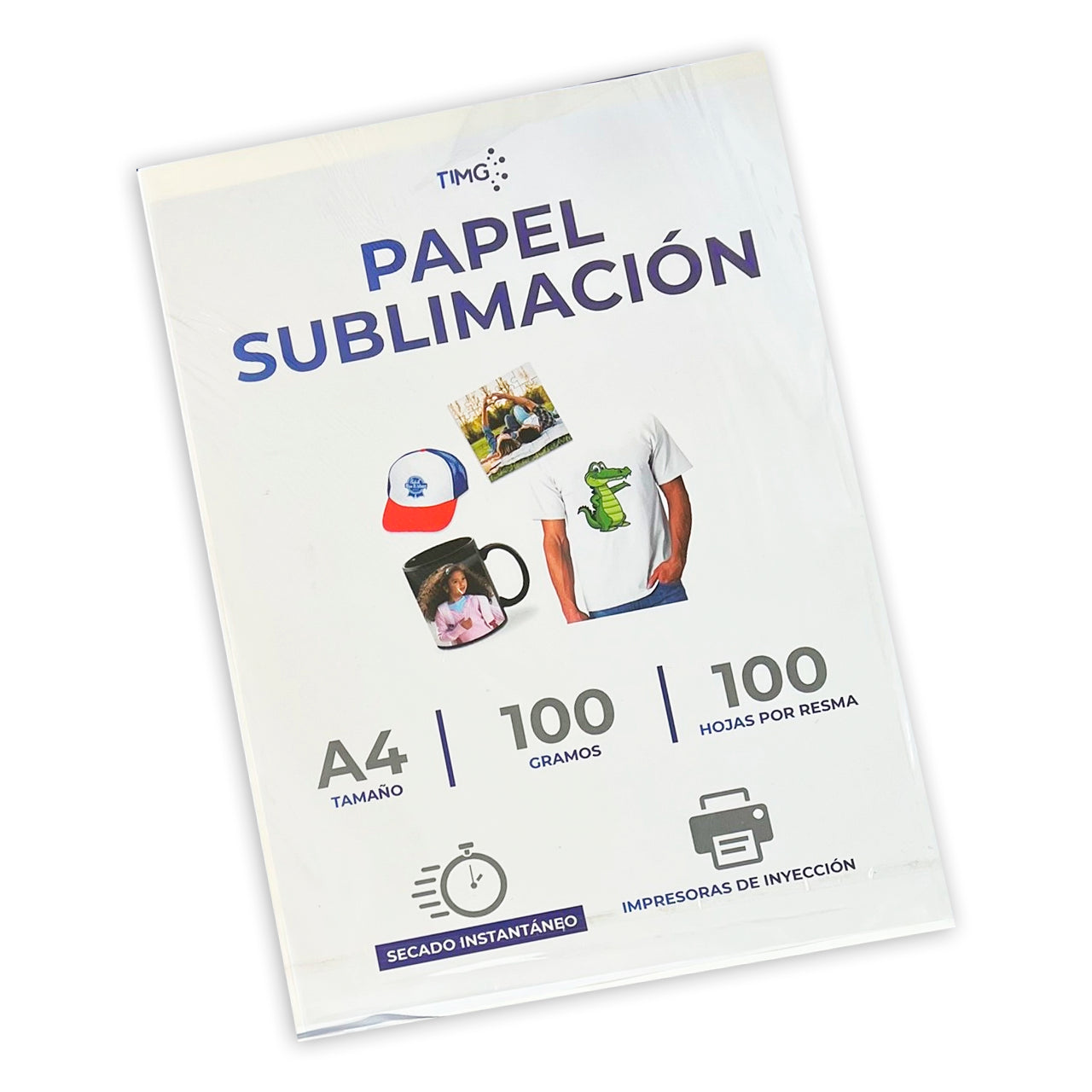 Instant dry sublimation paper 100 sheets - 100 grs - A4 / A3
