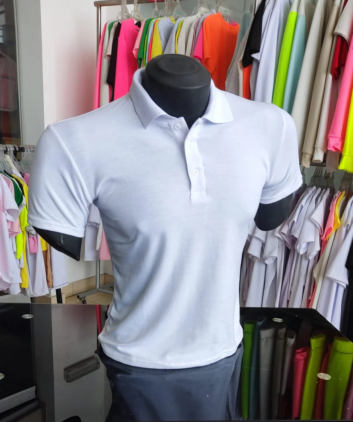 Men's Sublimable Polos Shirt Collar or pique