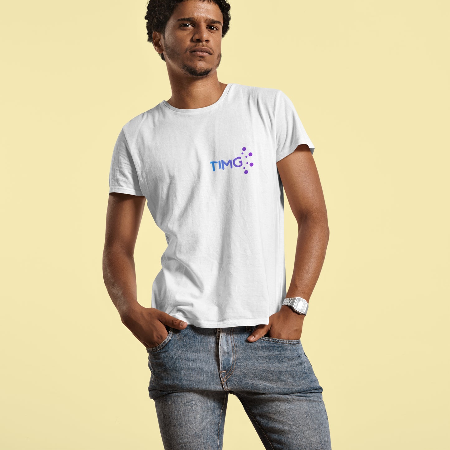 Sublimable Polos Round Neck White Advertising