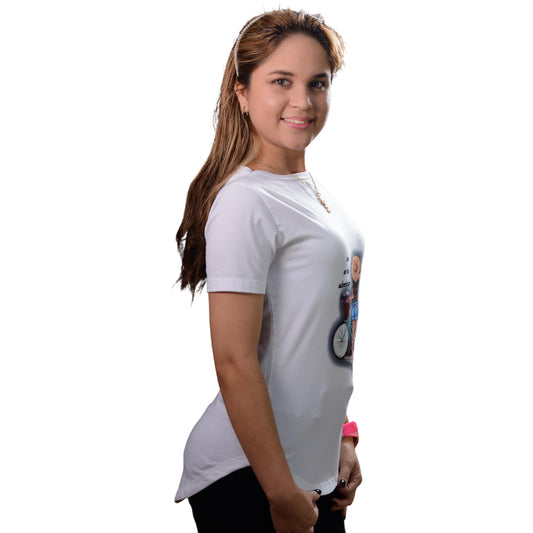 Sublimable Polo Shirts for Lady with duck tail Princess Cut