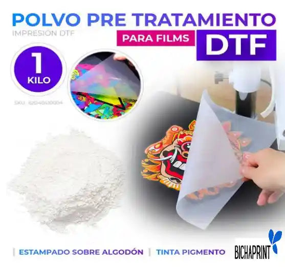 Poliamida en polvo POLVO DE TRATAMIENTO- 1 Kg - DTF