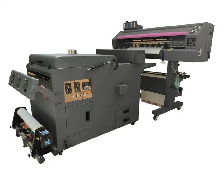 Ploter de impresión DTF Modelo 06X2T con cabezal Xp600 Purple + Horno