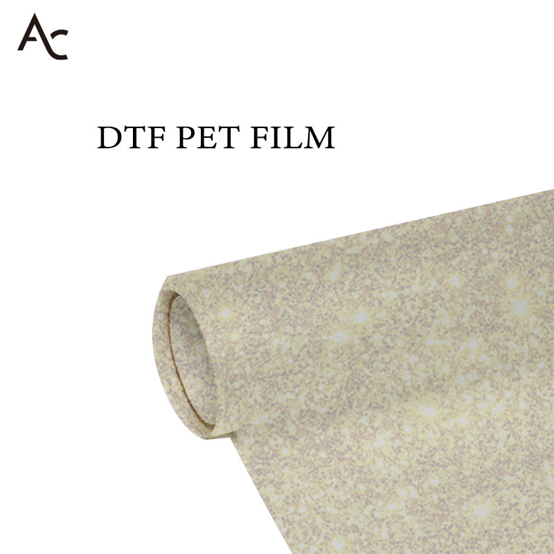 Película DTF de Glitter Dorado - Impresión por transferencia de calor en película PET DTF