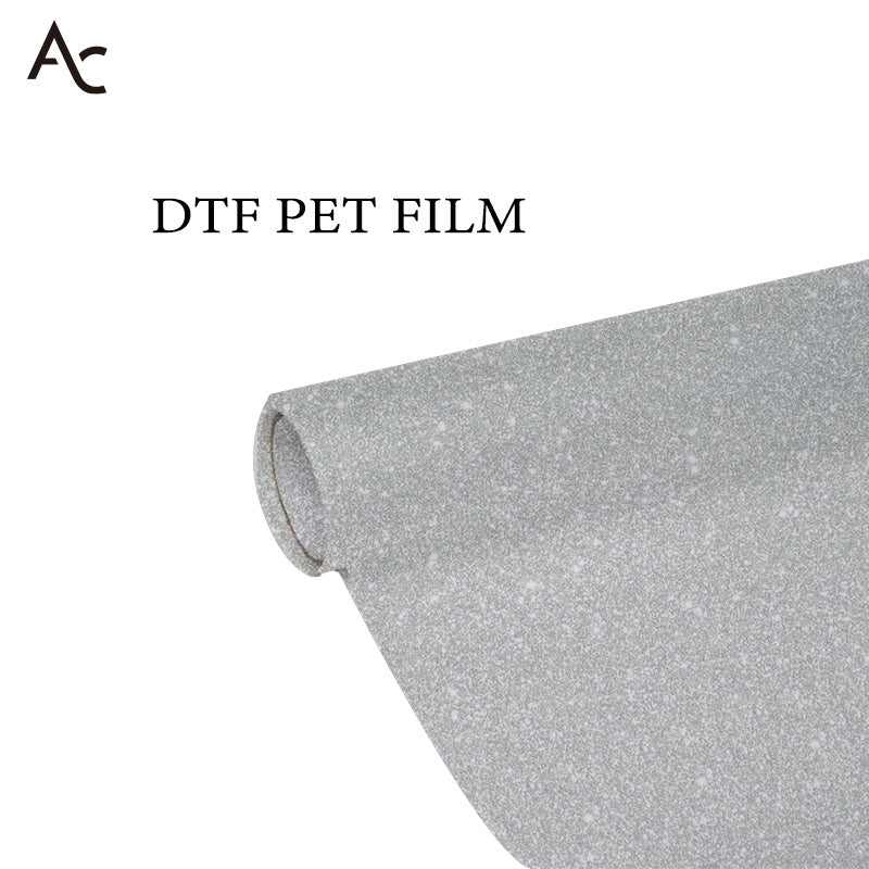 Película DTF de Glitter Plateado - Impresión por transferencia de calor en película PET DTF